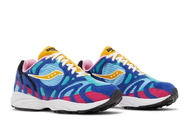Saucony Grid Azura 2000 Corduroy Patchwork Multi-Color 8