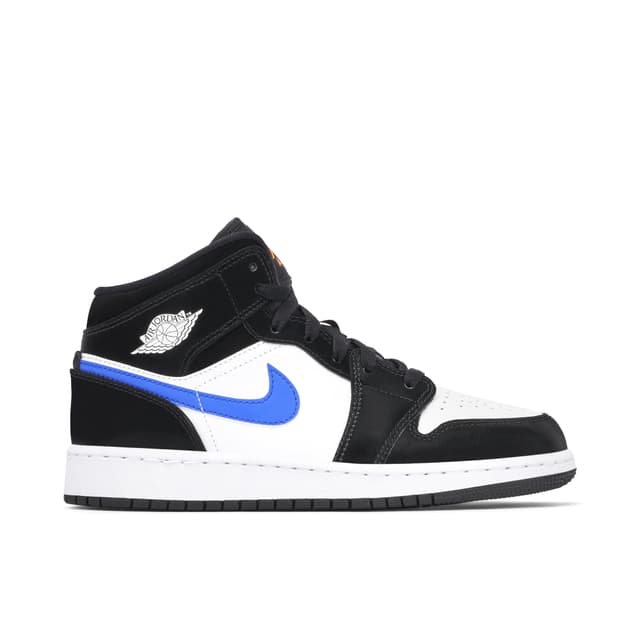 Jordan 1 Mid Black Racer Blue White (GS) 3