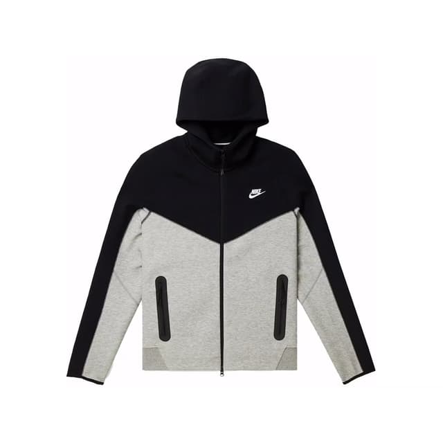Nike Sportswear Tech Fleece Windrunner Full-Zip Hoodie Dark Grey Heather/Black 3