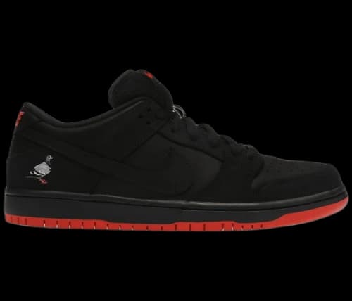 Nike SB Dunk Low Black Pigeon (Engraved)