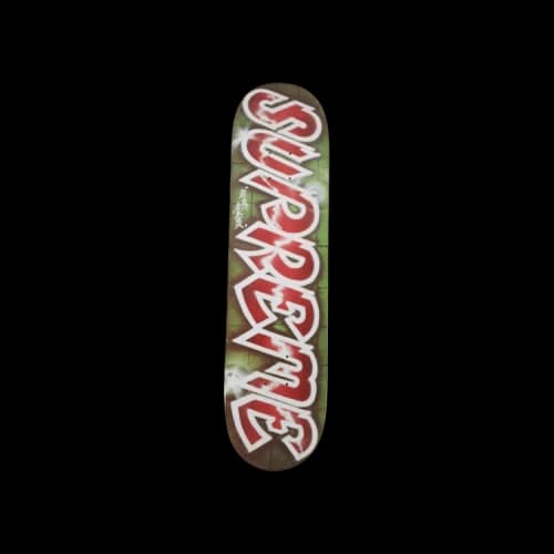 Supreme Lee Quinones Logo Skateboard Deck 'Red'