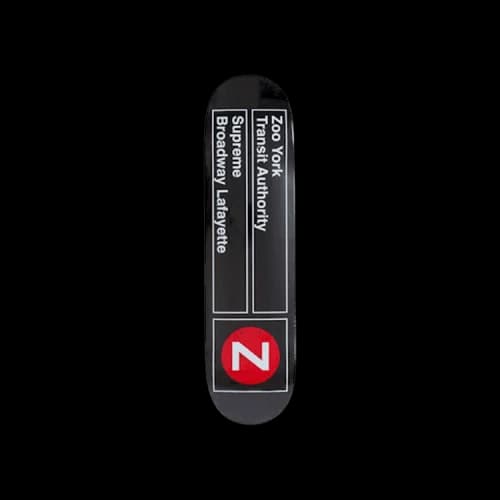 Supreme x Zoo York Skateboard Deck 'Black'