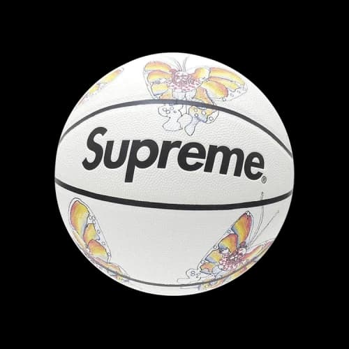 Supreme Gonz Butterfly Spalding Basketball 'White'