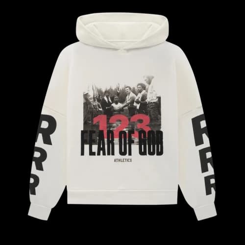Fear of God x RIVINGTON roi Rebis Stop Running Hoodie 'White'