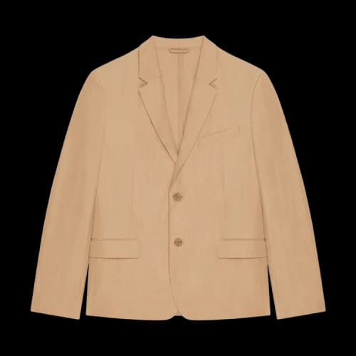Givenchy Unconstructed Jacket With Notch Lapel 'Tan'