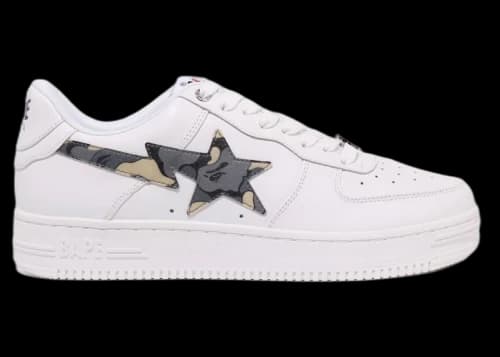 A Bathing Ape Bape Sta White Multi Camo Bape US Exclusive