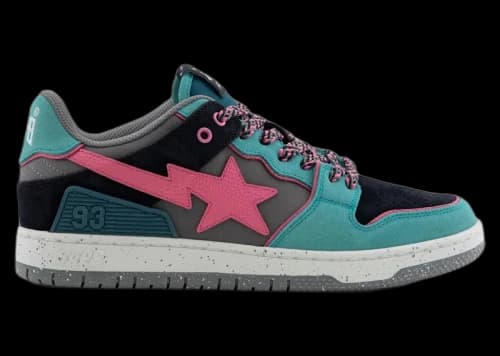 BAPE A Bathing Ape Sk8 Sta #1 Trail to Street Blue