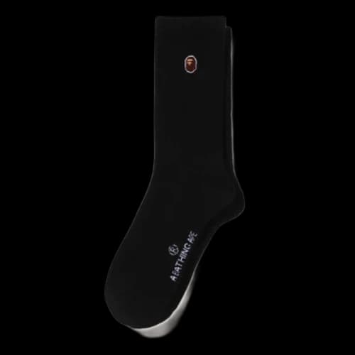 BAPE A Bathing Ape Ape Head Socks 'Black'