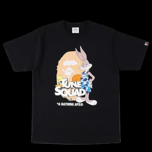 BAPE x Space Jam Ape Head Tee Black