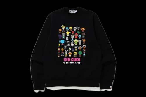 BAPE x Kid Cudi Baby Milo Crewneck Black