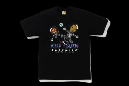 BAPE x Kid Cudi Baby Milo Moon Man Tee Black