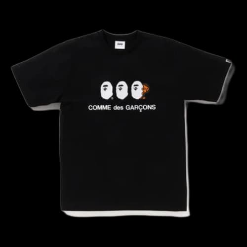 BAPE A Bathing Ape x Comme des Garcon Osaka Baby Milo #1 T-shirt 'Black'