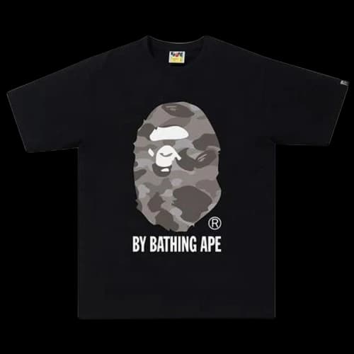BAPE Color Camo By Bathing Ape Tee 'Black/Grey'