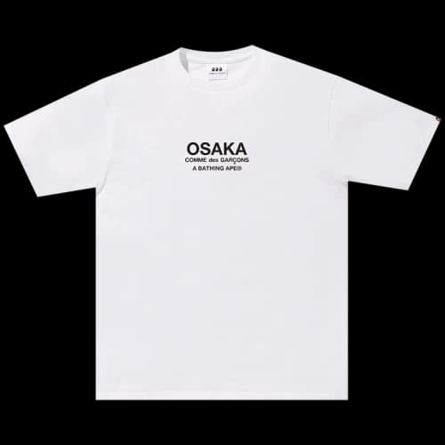 BAPE x Comme des Garçons Osaka Tee #1 'White'