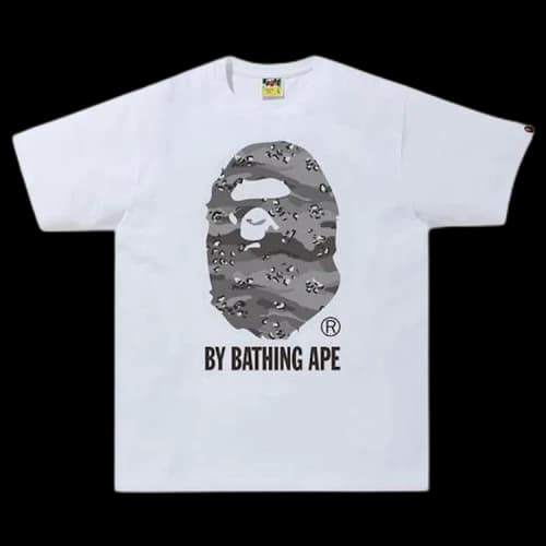 BAPE Desert Camo By Bathing Ape Relaxed Tee 'White/Black'