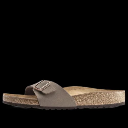 Birkenstock Madrid Birko-Flor Birkibuc Narrow Fit 'Mocca'