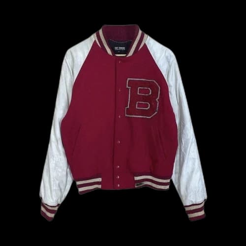 Vintage Raf Simons Virginia Creeper Varsity Jacket 'Red''