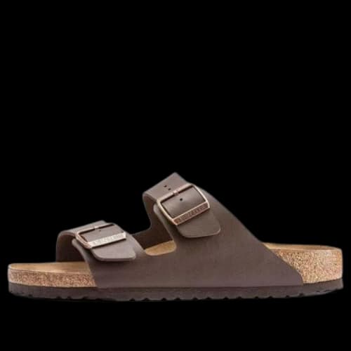 Birkenstock Arizona Birko Flor 'Dark Brown'