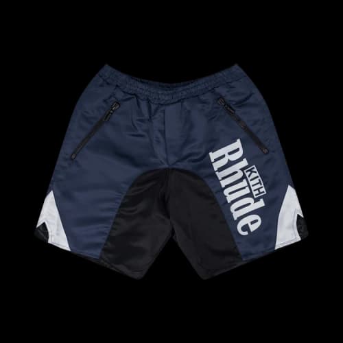 Rhude x Kith Panel Shorts 'Blue'