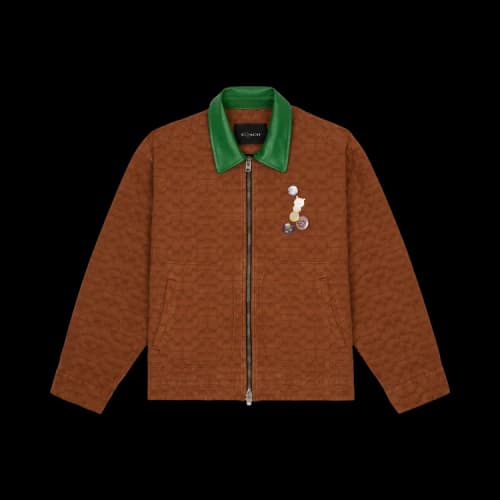 Brain Dead x Coach Zip Front Blouson 'Brown'