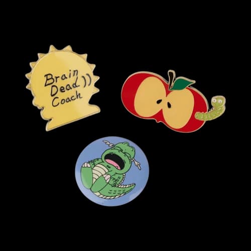 Brain Dead x Coach Enamel Pin And Button Set 1 'Multicolor'