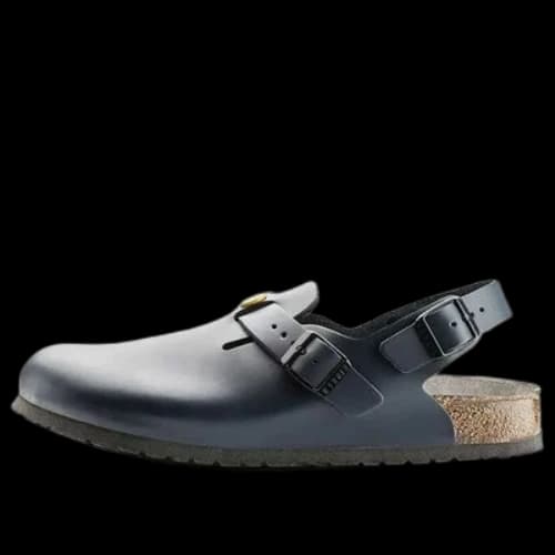 Birkenstock Tokio ESD Natural Leather Sandals 'Blue'