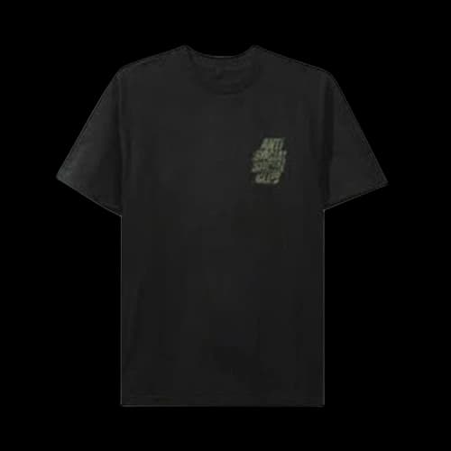 Anti Social Social Club Blocked Camo Tee 'Black'