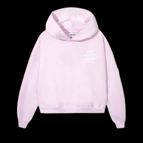 Anti Social Social Club Cozy Hoodie 'Pale Pink'