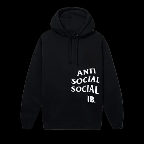 Anti Social Social Club Cut Off Logo Hoodie 'Black'