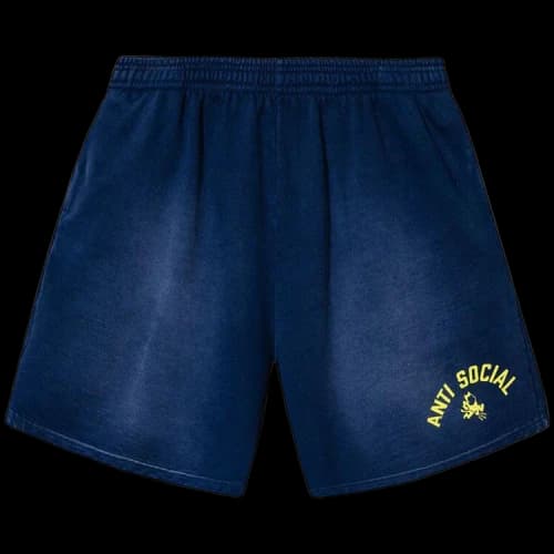 Anti Social Social Club Devil's Playground Shorts 'Vintage Wash Navy'