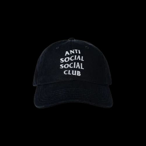 Anti Social Social Club Mind Games Glitter Cap 'Black'