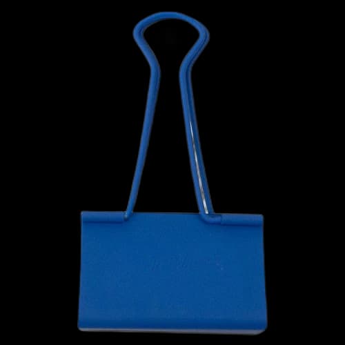 Off-White Logo Metal Binder Clip 'Blue'