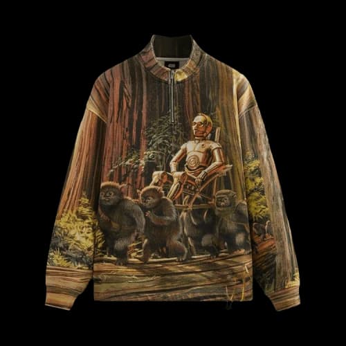 Kith x STAR WARS King C-3Po Quarter Zip 'Terra'