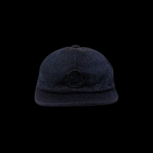 Moncler Sparkly Logo Patch Baseball Cap 'Blue'