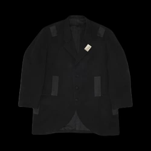 Yohji Yamamoto Tape Blazer Overcoat 'Black'