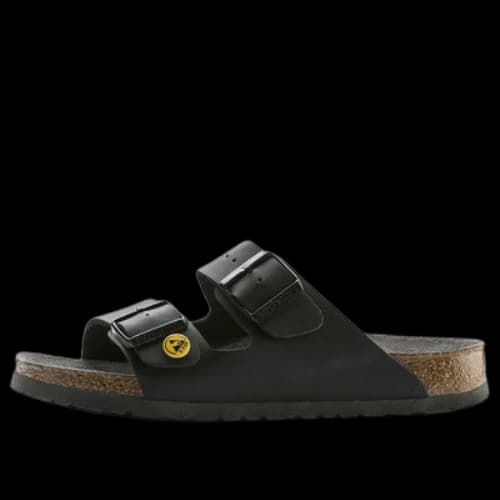 Birkenstock Arizona ESD Birko-Flor Narrow Fit Sandals 'Black'