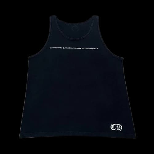 Chrome Hearts Tank Top 'Black'