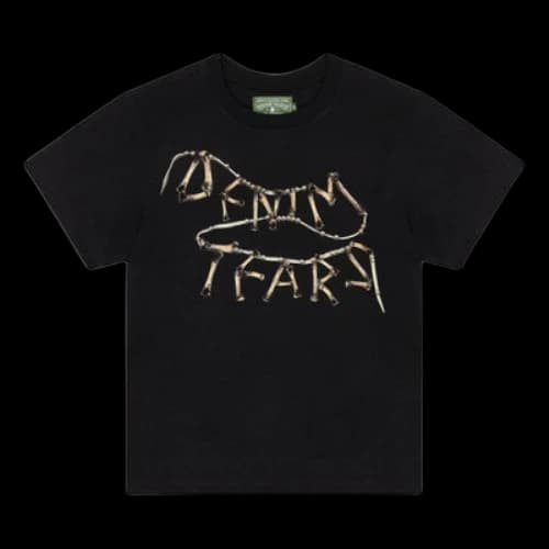 Denim Tears SS24 Kiss My Grits Tee 'Black'