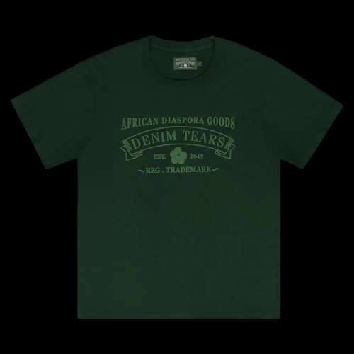 Denim Tears ADG Tee Print 'Green'