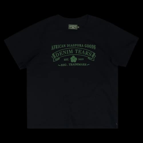 Denim Tears ADG Tee Green Print 'Navy'