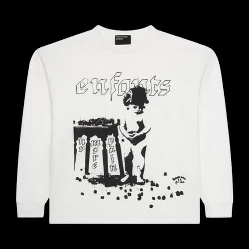 Enfants Riches Déprimés Cherries Long-Sleeve T-Shirt 'Ivory/Black'
