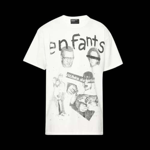 Enfants Riches Déprimés Fat Kid T-Shirt 'Faded Ivory/Black'