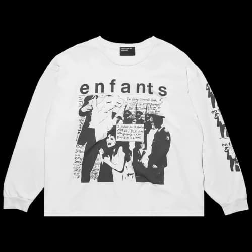 Enfants Riches Déprimés Neurosis Long-Sleeve T-Shirt 'Faded Ivory/Black'