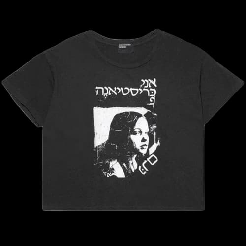 Enfants Riches Déprimés Christiane F T-shirt 'Faded Black'