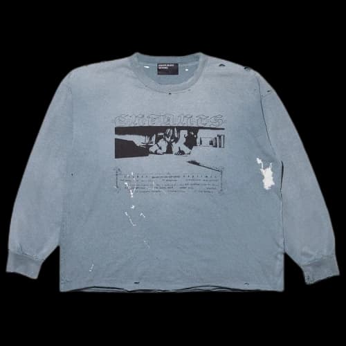 Enfants Riches Déprimés Boy In Chains Long-Sleeve T-Shirt 'Faded Blue'