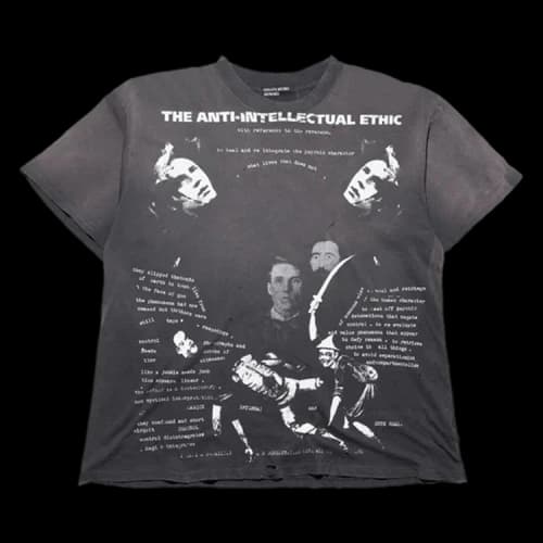 Enfants Riches Déprimés Anti Intellectual Ethic T-Shirt 'Sun Faded Black'