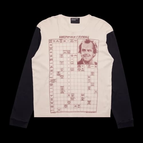 Enfants Riches Déprimés Jack Serbian Fantasy Long-Sleeve T-Shirt 'Cream/Black'
