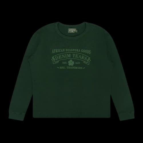 Denim Tears ADG Thermal Long-Sleeve 'Green'