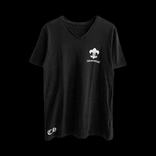 Chrome Hearts Triple Crosses Logo Pocket Tee 'Black'