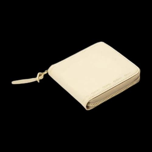 Visvim Leather Bi-Fold Wallet 'Ivory'